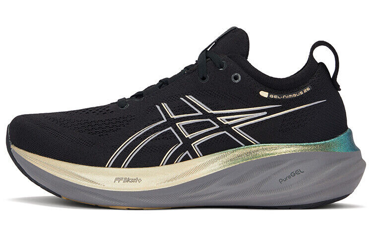 ASICS Gel Nimbus 26 Platinum Black Champagne - 1011B922-001 | eBay