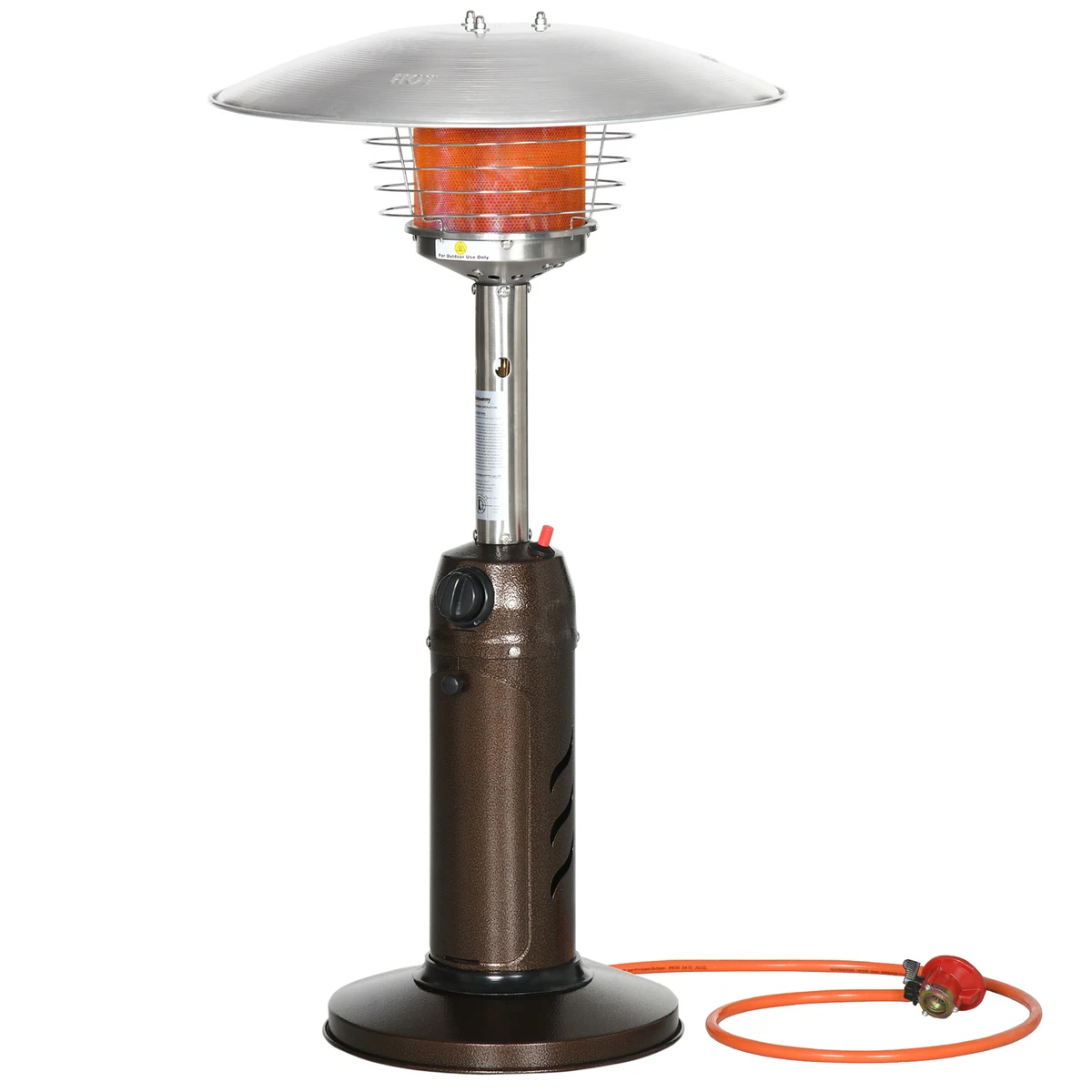 Outsunny Gas Patio Heater with Tip-over Protection for Garden Camping Road  Trip | eBay