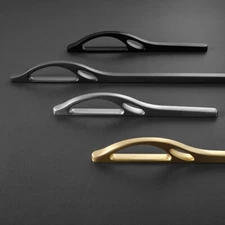 3.78" 5'' 7.55'' 12.6''Cabinet Handles Knobs Black Gray Silver Brass pull Handle