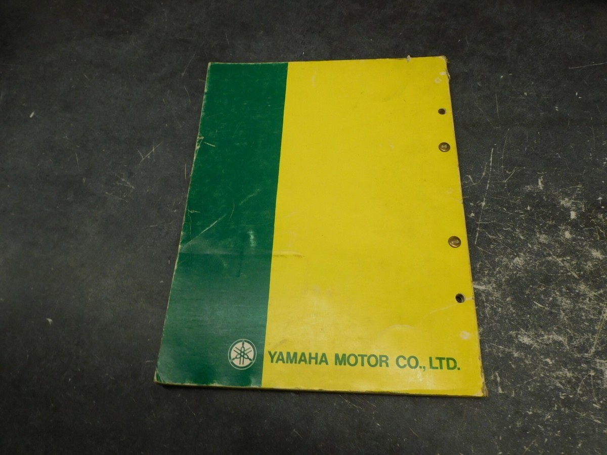 Yamaha Model MJ2 Parts List Manual # 85 2014 | eBay