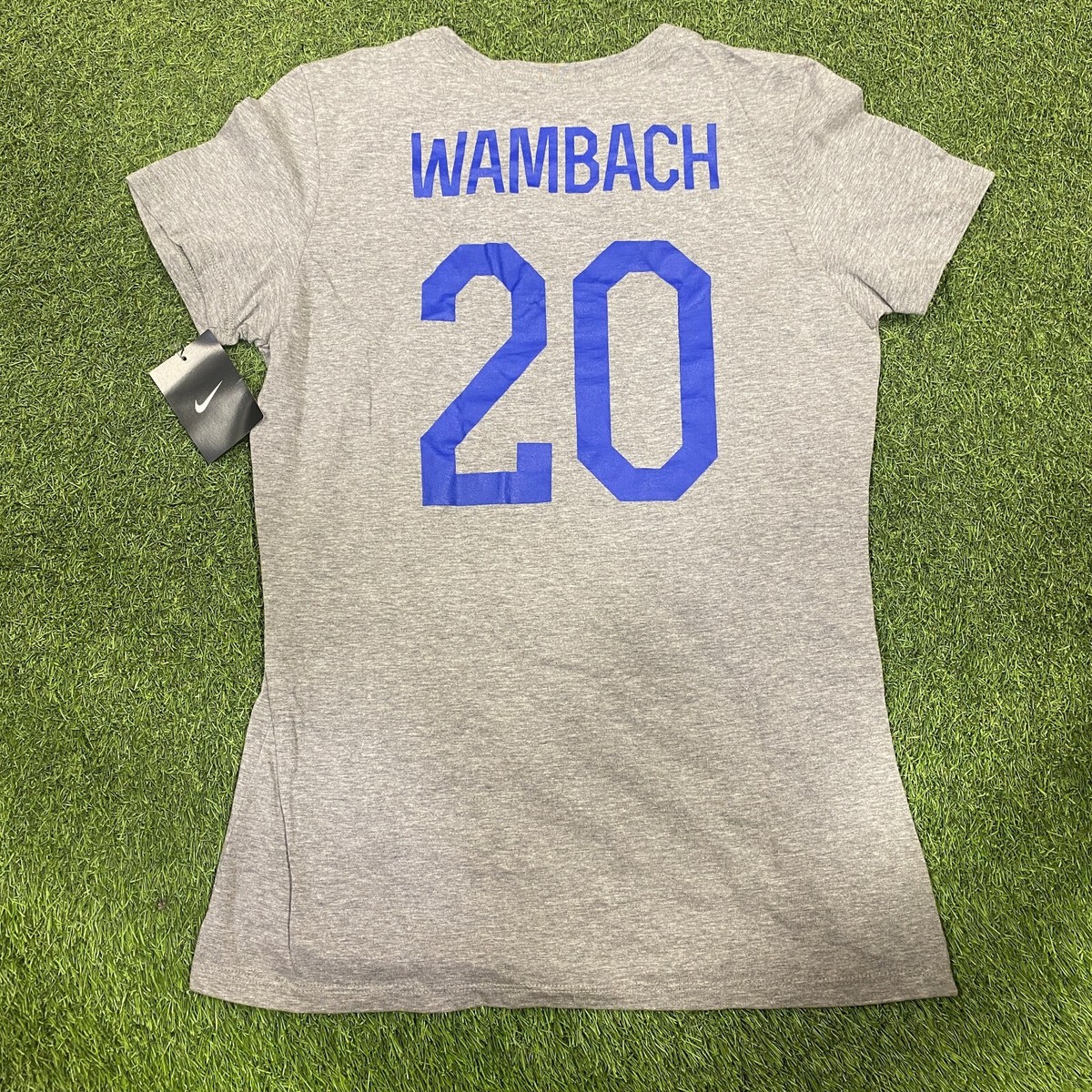 Nike USA Women's Wambach #20 Tee Shirt (Gray) | eBay