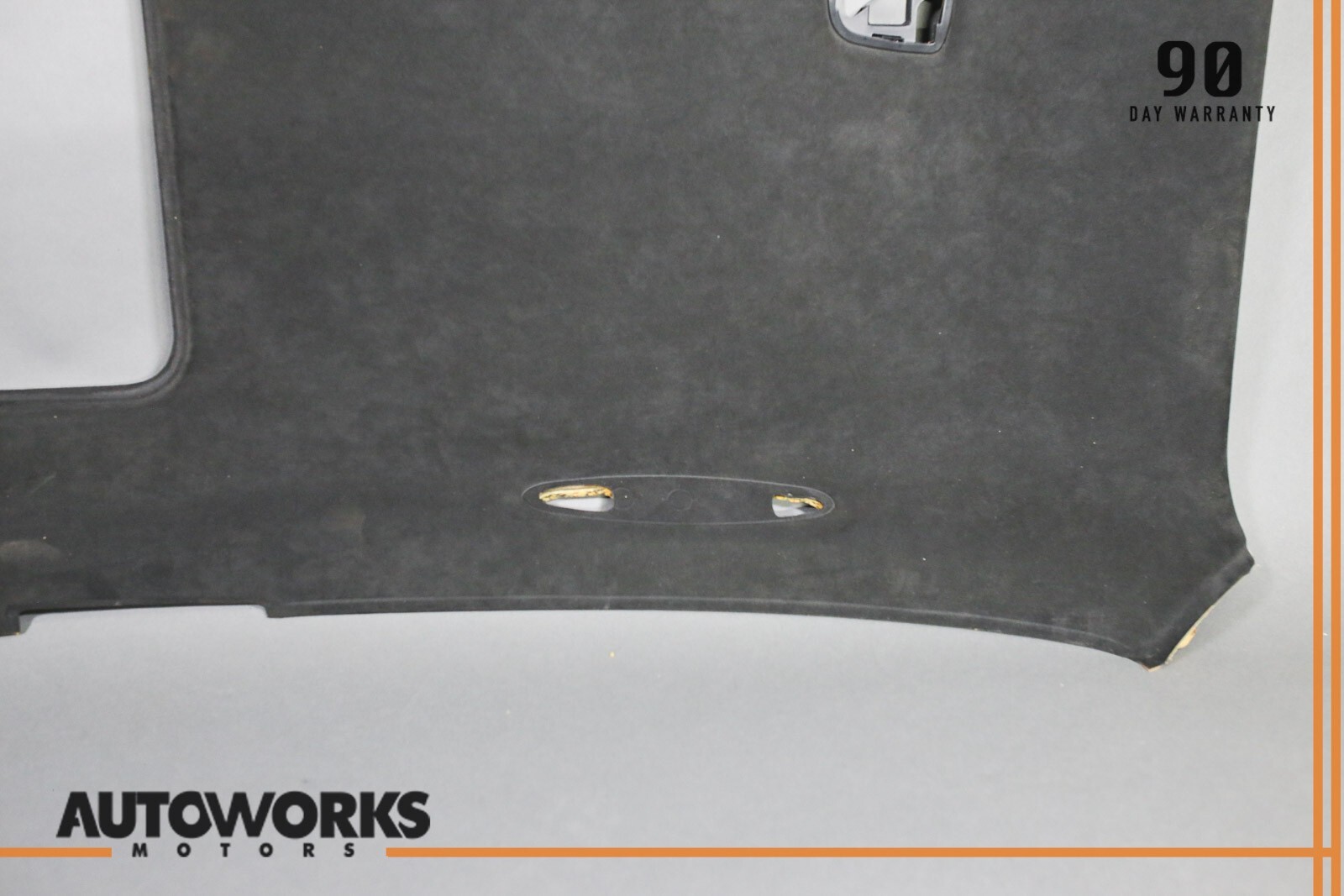 03-08 Maserati Quattroporte M139 Overhead Roof Headliner Trim Suede Black OEM