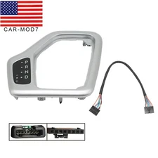 SILVER SHIFTER BEZEL FOR 2014-2018 JEEP CHEROKEE 5YD27XSAAA