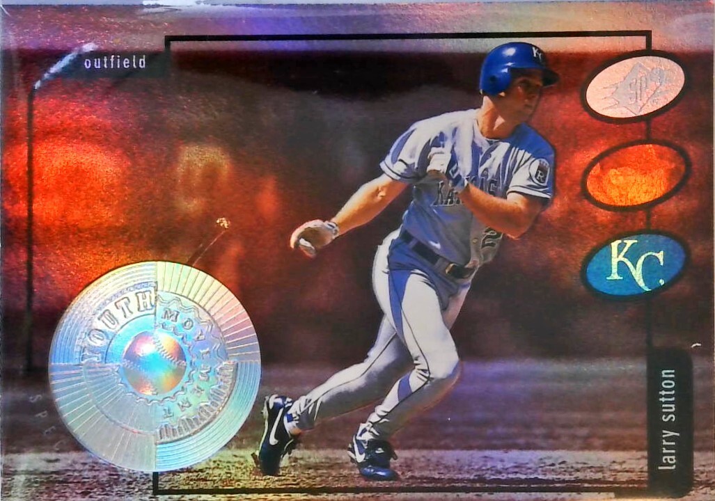 1998 SPx Finite - Spectrum #189 Larry Sutton /1250
