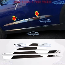 For Jaguar E-PACE 18-2021 Glossy Chrome Steel Body Moulding Strips Cover Trim 4X