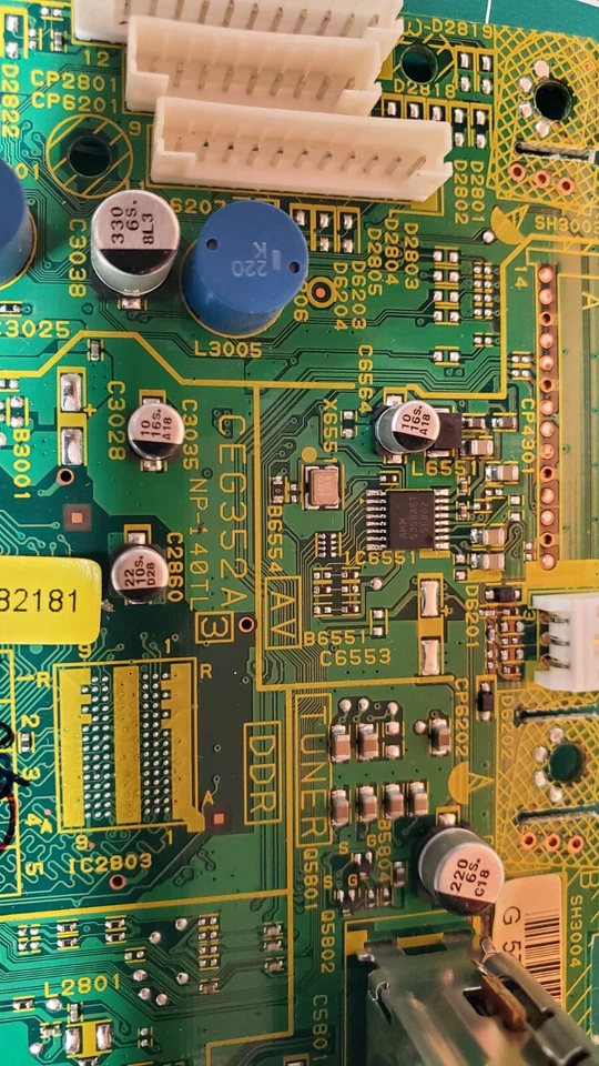 Kit de reparo 32"" Sanusi LCD TV HDLCD2600A DA0E782141 CA03E82181 com parafusos. - Imagem 4 de 4