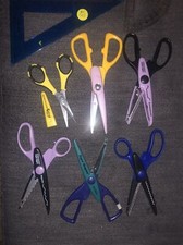 Lot Scrapbooking Creative Memories  Fiskars Paper edger's Shapers Scissors