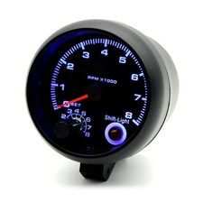 3.75'' 12V Automotive Tachometers 0-8000RPM Blue Light, RPM Tachometer for 1-...