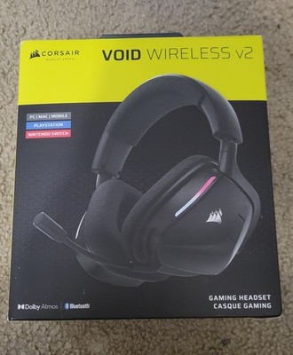 CORSAIR VOID v2 Wireless Gaming Headset for PC, PS5, PS4, Nintendo Switch -New