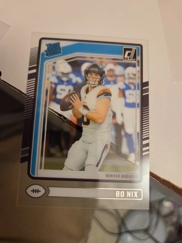 2024 Panini Clearly Donruss Bo Nix Rated Rookie #56
