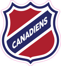 Montreal Canadiens Shield Sticker – Vintage Hockey Style – Vinyl Sticker - [020]