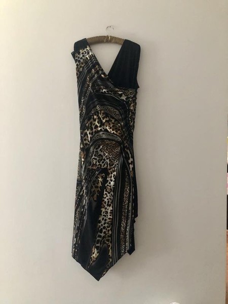 Women Joseph Ribkoff Dress Brown 46 / 3XL / 54