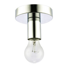 Polished Chrome Ceiling or Wall Light Fitting for Industrial Style Light Bulb...