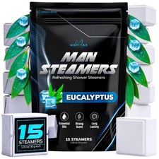 Shower Steamers for Men - 15 Pack Eucalyptus 15 Count Pack of 1 