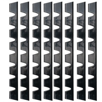 Brandneu Stoßfänger Scrape Guard Kit 8pcs Anti-Kratzer-Kits Glossy Schwarz