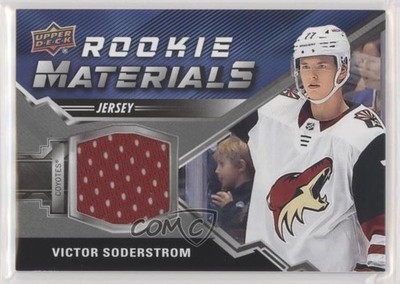 2020-21 Upper Deck Rookie Materials Victor Soderstrom #RM-VS RC 1u07