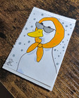 ACEO Original Duck OOAK ATC Miniature Art Illustration annamaes.artistry  — photo 2
