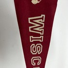 Vintage 1950’s  Wisconsin Badgers Madison University Pennant 11x29 Inch Big Ten — photo 4