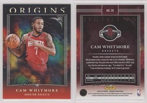 2023-24 Panini Origins Red Cam Whitmore #26 Rookie RC