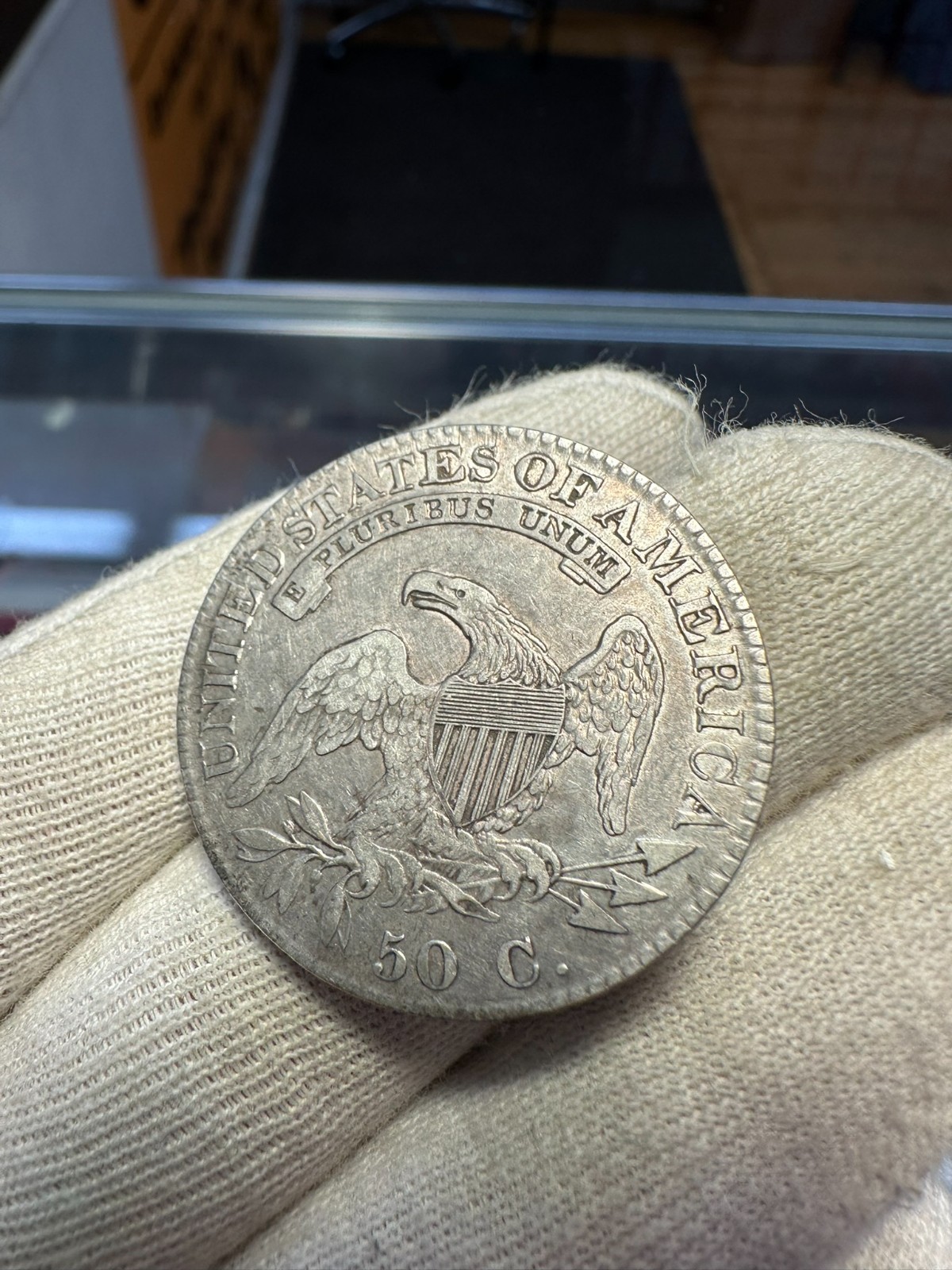 1823 Capped Bust Half Dollar XF