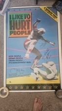 I Like To Hurt People Autographed Poster Dusty Abdullah Ox