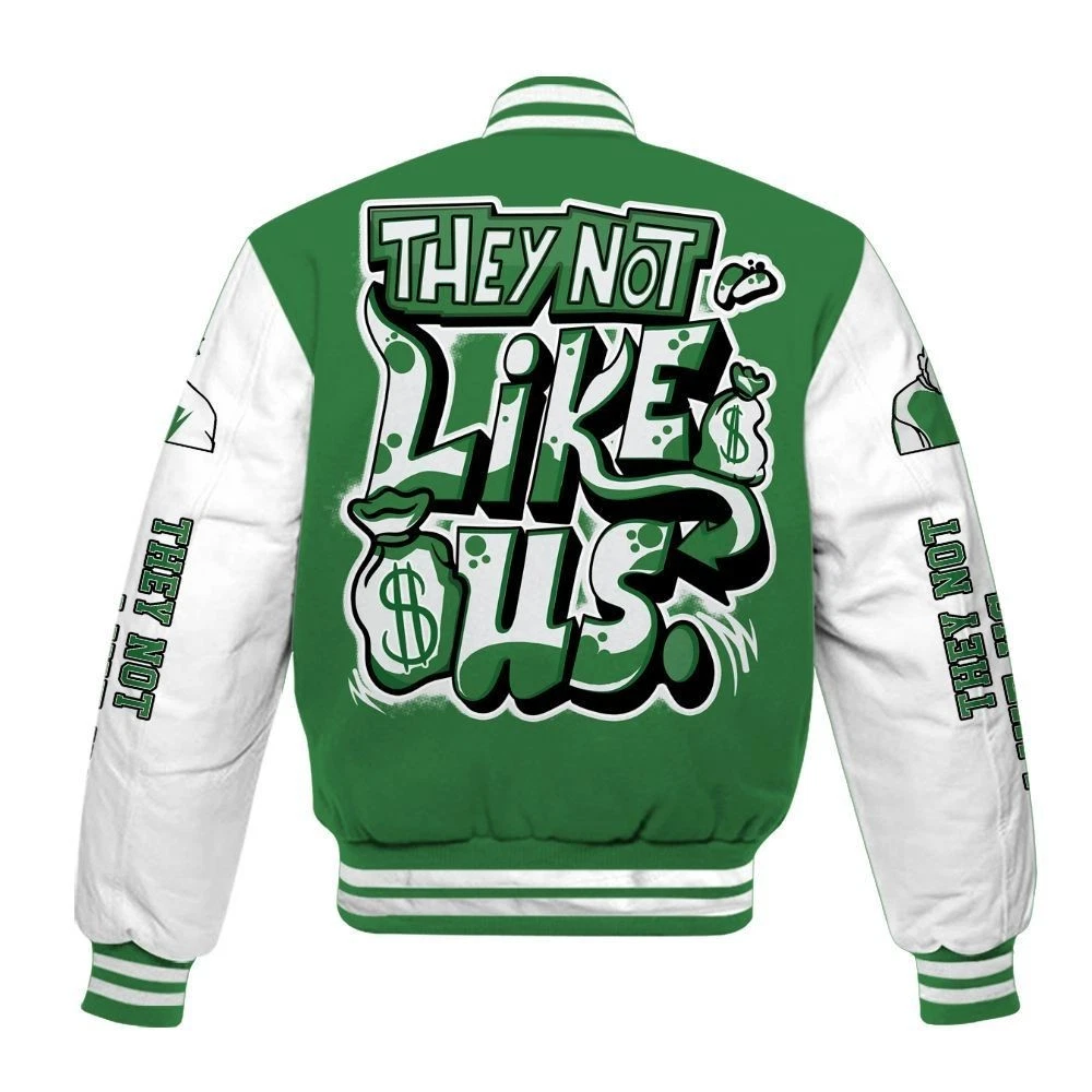 Dislike Us Graphic All Over Print Baseball Jacket