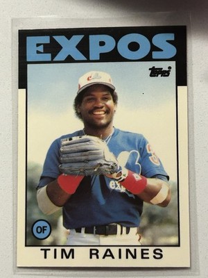 1986 Topps Collector's Edition (Tiffany) Tim Raines #280 HOF