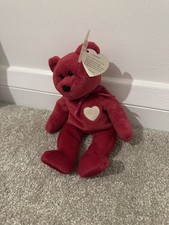 TY Valentina the Pink Bear Beanie Baby - 1999 with Tags - Retired