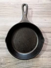 Vintage Lodge 3SK Cast Iron Skillet 6 1/2" Frying Pan Double Spout USA  #2
