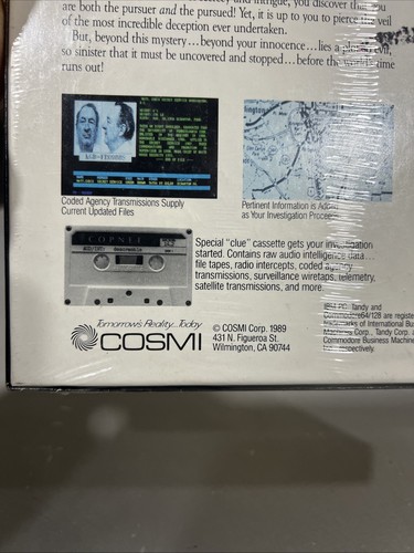 Vintage IBM PC Presumed Guilty Game Tandy Commodore 64 New Sealed | eBay