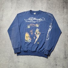Ed Hardy By Christian Audigier Big Logo Sweat...
