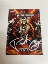2025 Topps Summer Slam Exclusive Card Penta El Zero Miedo Autographed Card B-62