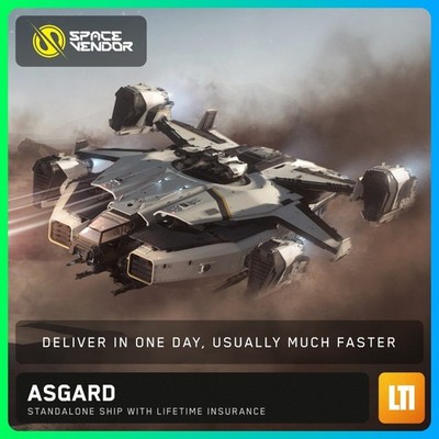 Star Citizen Asgard LTI Lifetime Insurance CCUd - Space Vendor