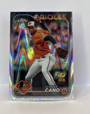 2024 Topps Chrome Yennier Cano Silver Wave Refractor Parallel