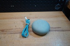  Z Google Home Mini 1st Gen H0A Smart Speaker Chalk Gray w/ USB Cable