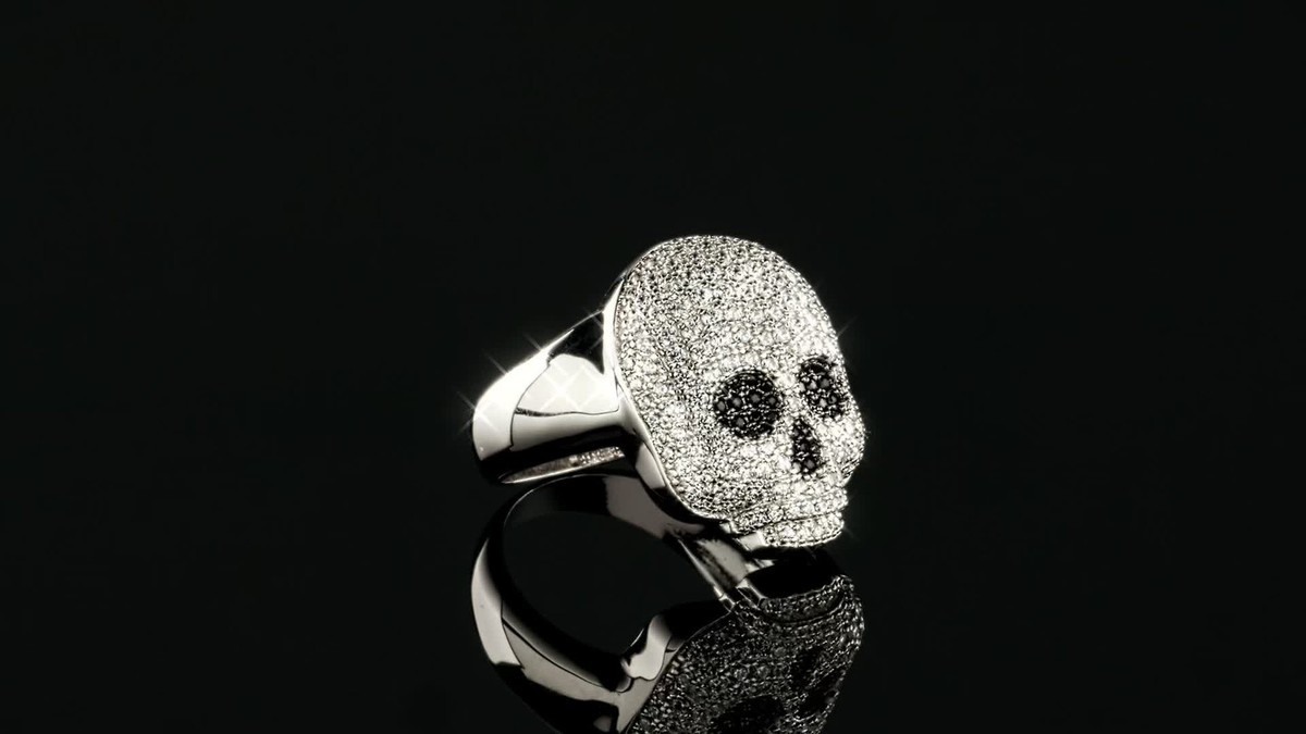 Genuine Handmade 925 Sterling Silver Death's Head Skull Ring - Solid Silver, Unisex