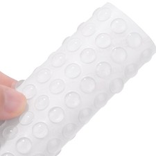 100pcs Cabinet Door Bumpers Clear small3/10" 8x2mm 100pcs round, Transparency