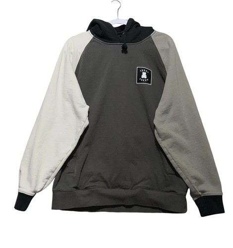 Teddy Fresh Mens XL Hoodie MultiColor Block Raglan Cotton Pullover Logo