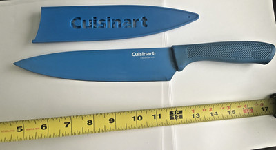 CUISINART : BLUE KNIVE WITH RUBBER HANDLE COMES WITH SHEATH (C5512PCGW-8CF))