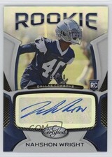 2021 Certified Rookie Signatures /50 Nahshon Wright #RS-NAW Auto 00ht