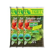 Tomatenerde torffrei 60 Liter Gemüseerde Kräutererde Anzucht Garten 3x 20 Liter