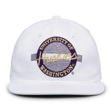 Washington Huskies Retro Circle Snapback Hat