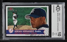 2001 Fleer Tradition Adrian Hernandez #456 BCCG 10 Mint or Better 0hr