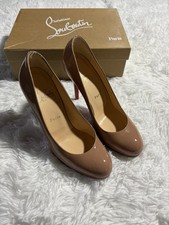Christian Louboutin Patent New Simple 120 Pumps 38 Women  s Nude