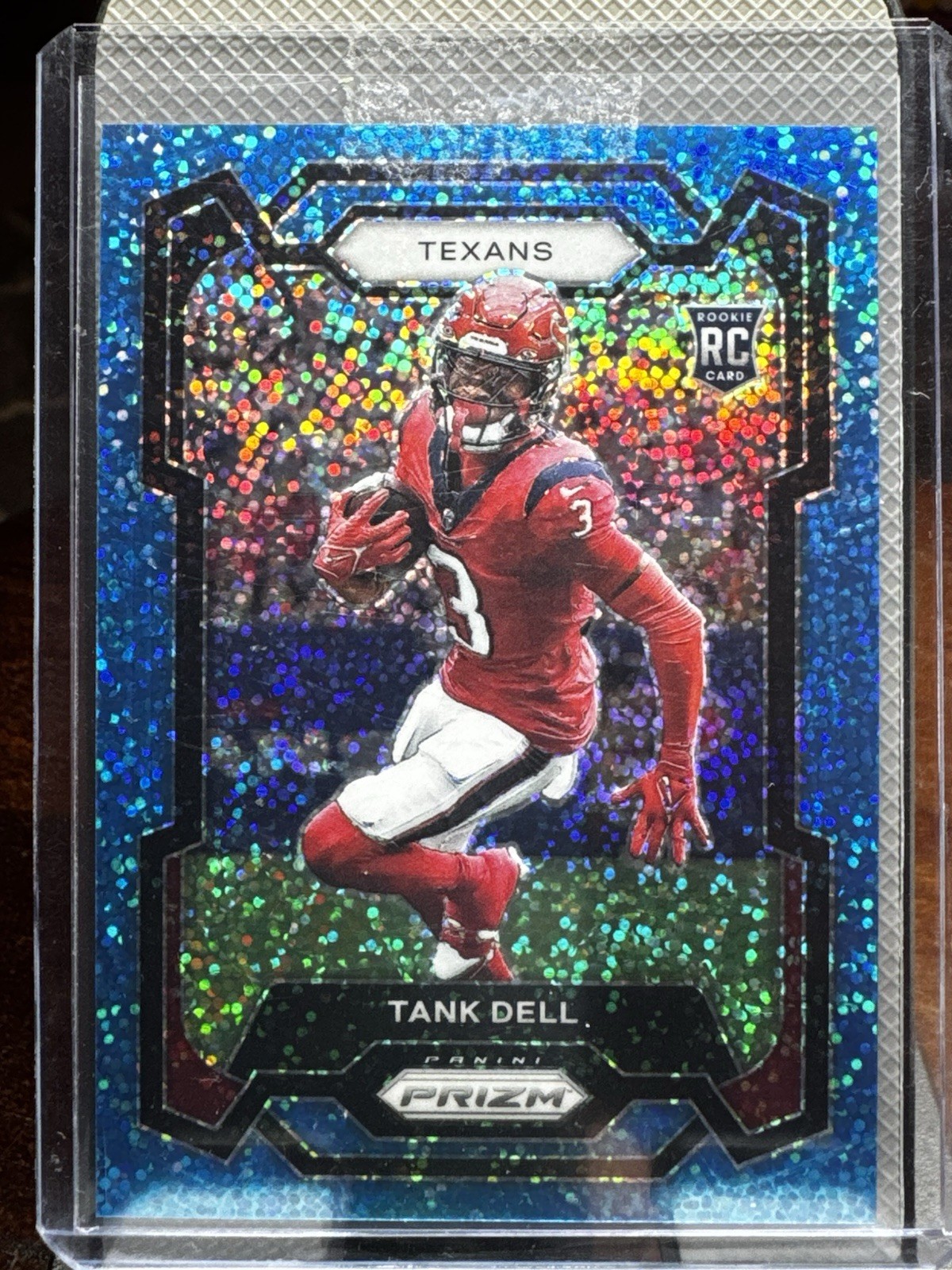 2023 Panini Prizm Tank Dell Rookie Blue Sparkle Prizm SP 35/96 341
