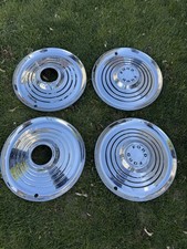 1966 Ford Bronco Original Hubcap Set Of 4 1966 Ford Bronco Original Hubcap Set Of 4