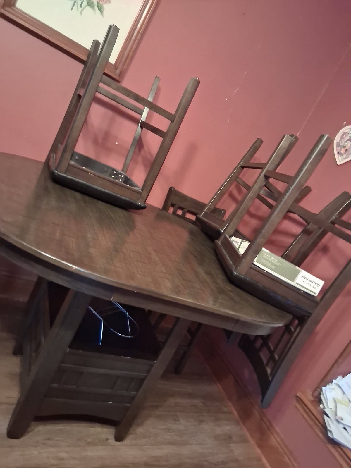 Dark Brown 26" Contemporary Upholstered Saddle Stools (Set of 4) w/Nailhead Trim