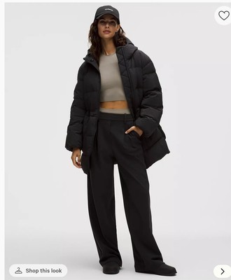Lululemon Cinch-Waist 600-Down-Fill Puffer L NWT