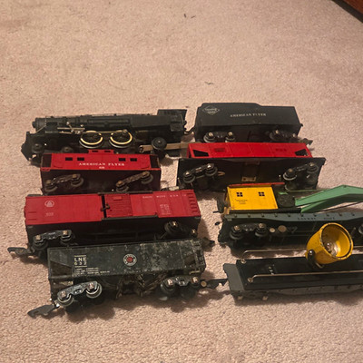 American Flyer S Gauge 300AC With Crane, Search Light Reading Lines 63