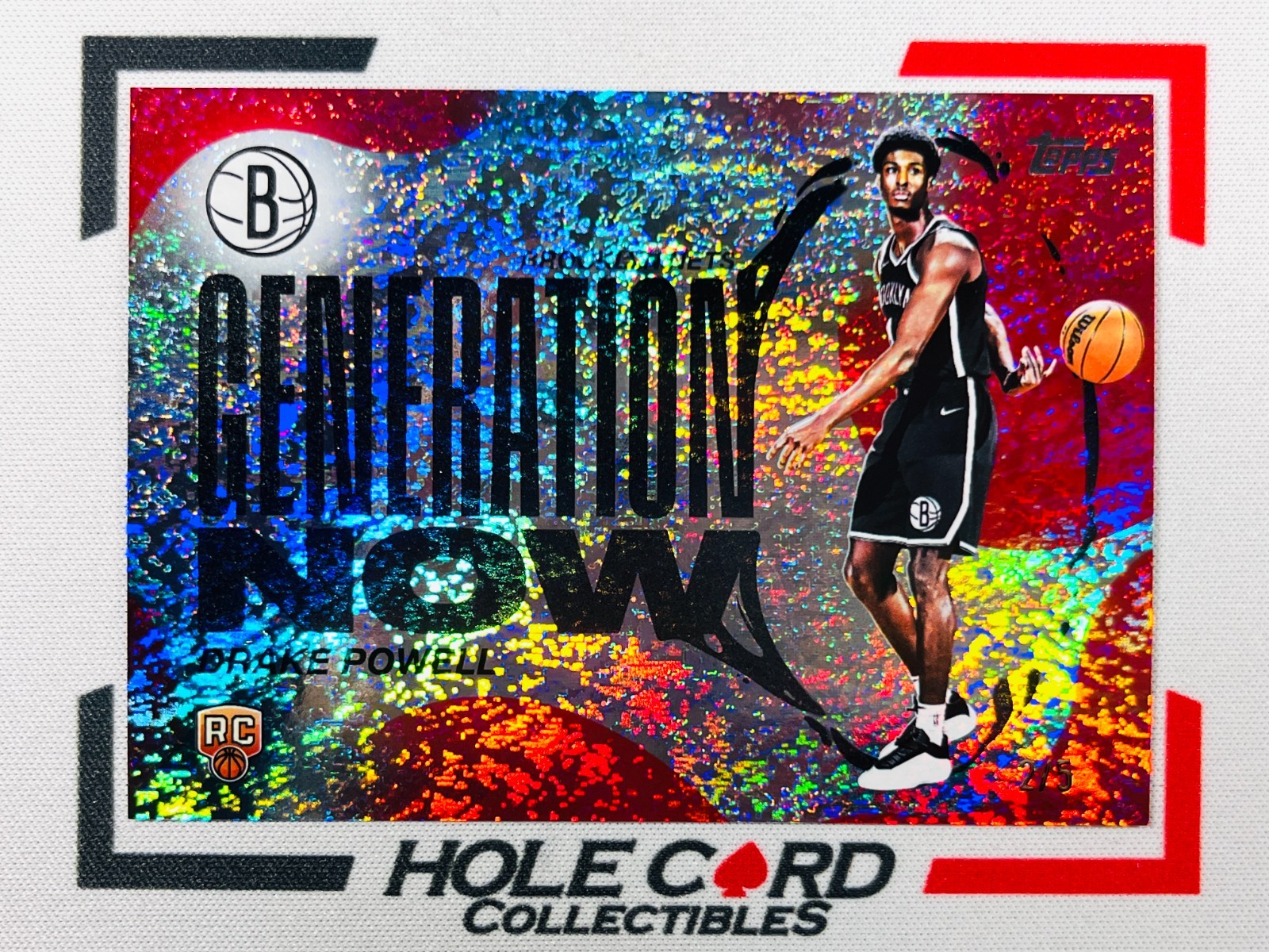 DRAKE POWELL 2025-26 Topps Basketball Generation Now #GN-22 Red Holo Foil 2/5 丨
